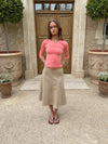 Gemma midi skirt - Beige