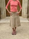 Gemma midi skirt - Beige