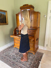 Britta midi skirt - Dark denim