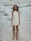 Tassy mini dress - Beige