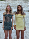 Lunika off shoulder dress - Yellow