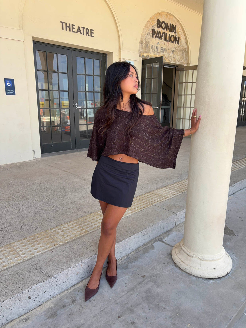 Belinda mini skirt – Black