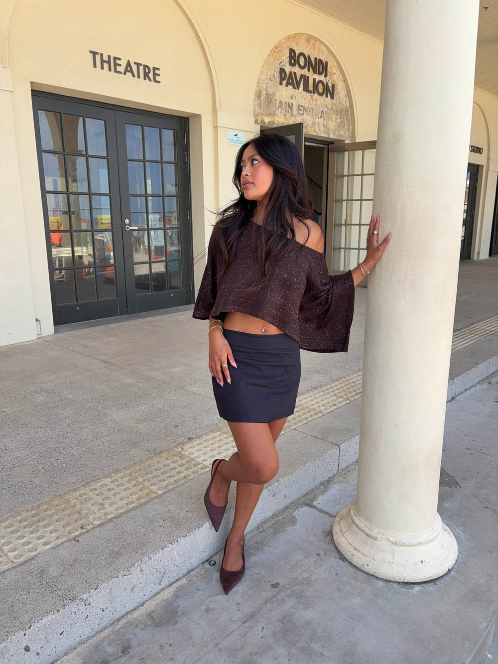 Belinda mini skirt – Black