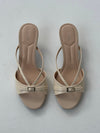 Teleo mini heels with buckle detail - Cream