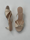 Teleo mini heels with buckle detail - Cream