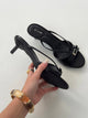 Teleo mini heels with buckle detail - Black