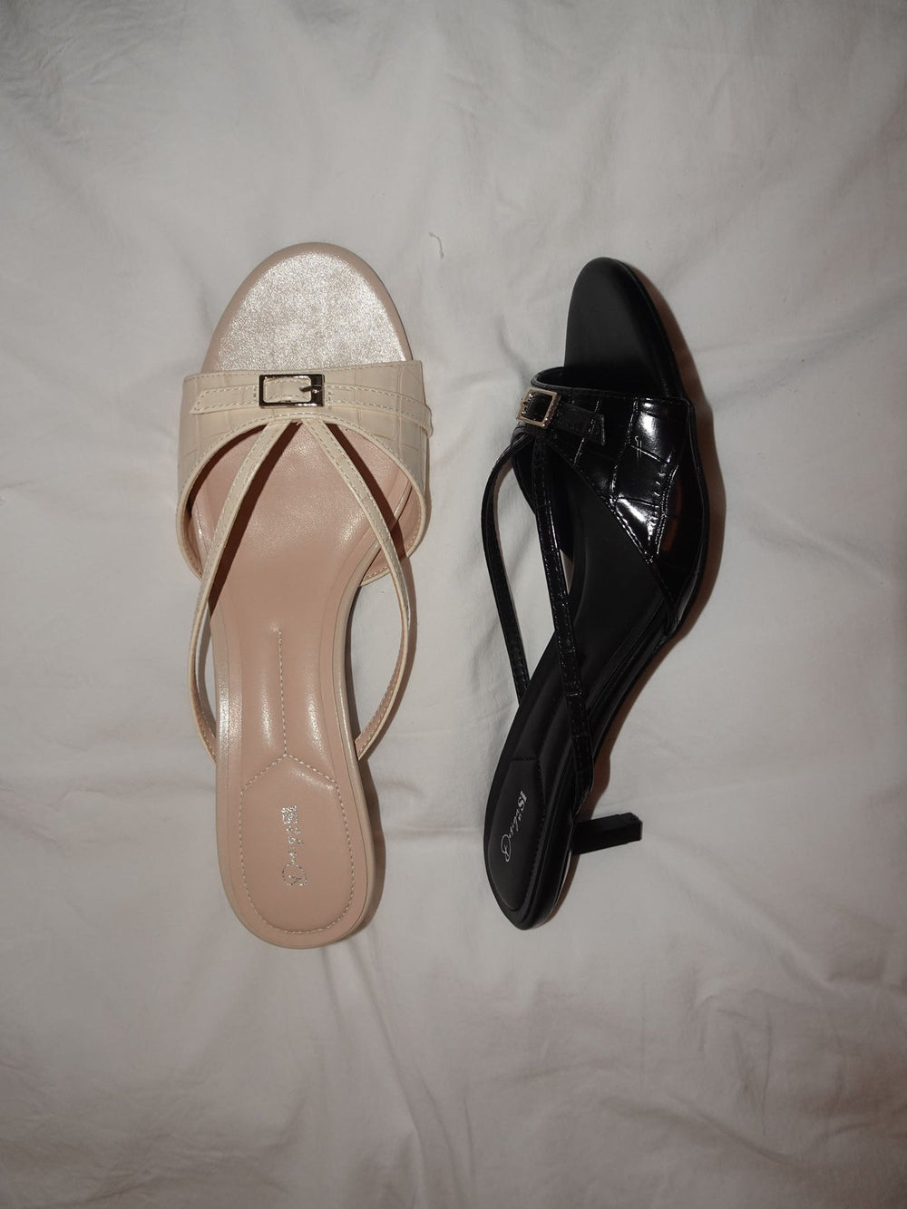 Teleo mini heels with buckle detail - Black