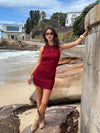 Nalle mini dress - Burgundy