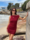 Nalle mini dress - Burgundy