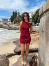 Nalle mini dress - Burgundy