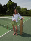 Jenny mini skirt with belt - Green