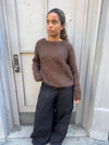 Zuzanna mohair knit - Brown