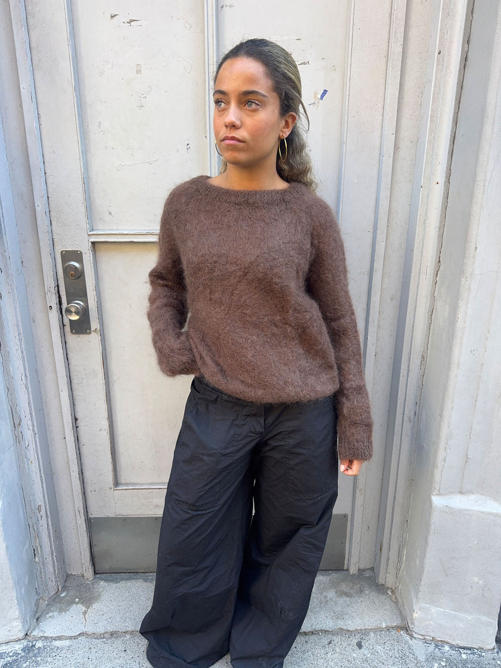 Zuzanna mohair knit - Brown