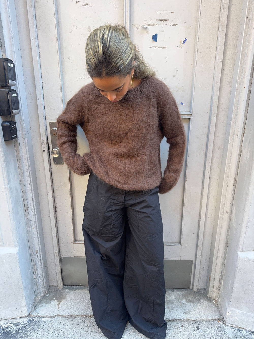 Zuzanna mohair knit - Brown