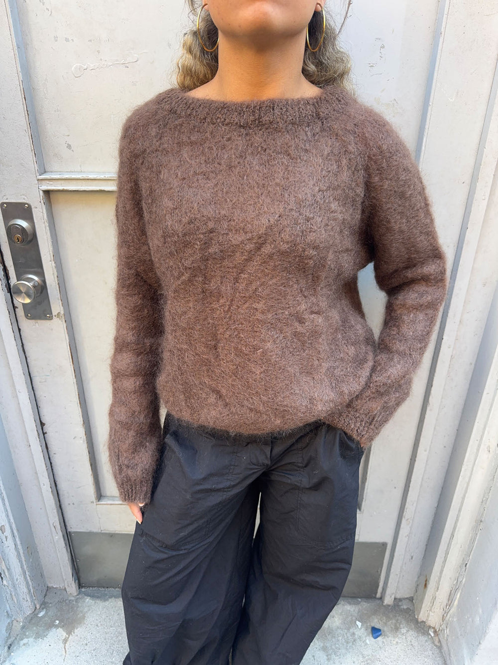 Zuzanna mohair knit - Brown