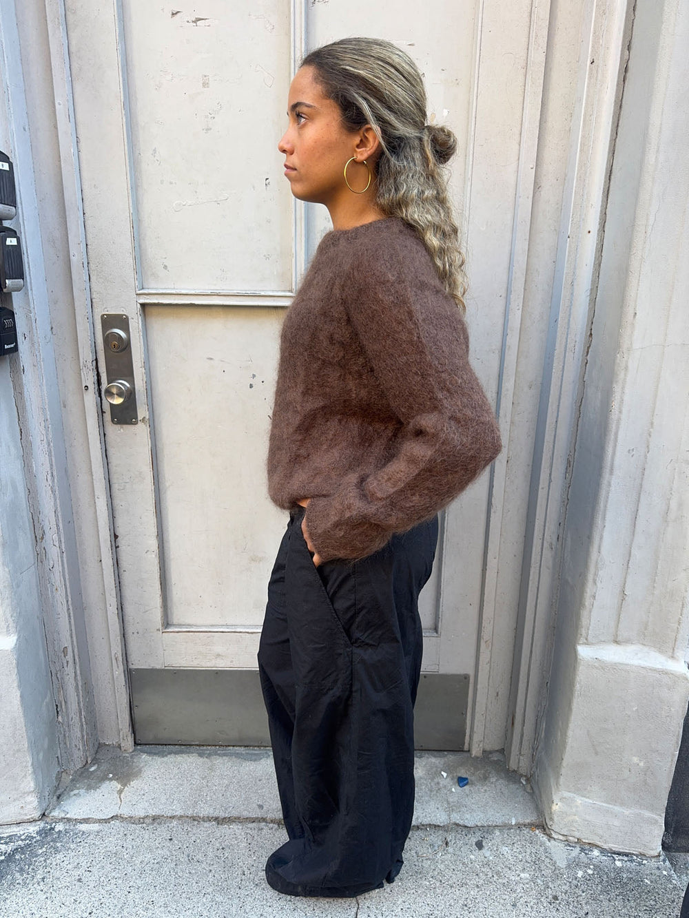 Zuzanna mohair knit - Brown
