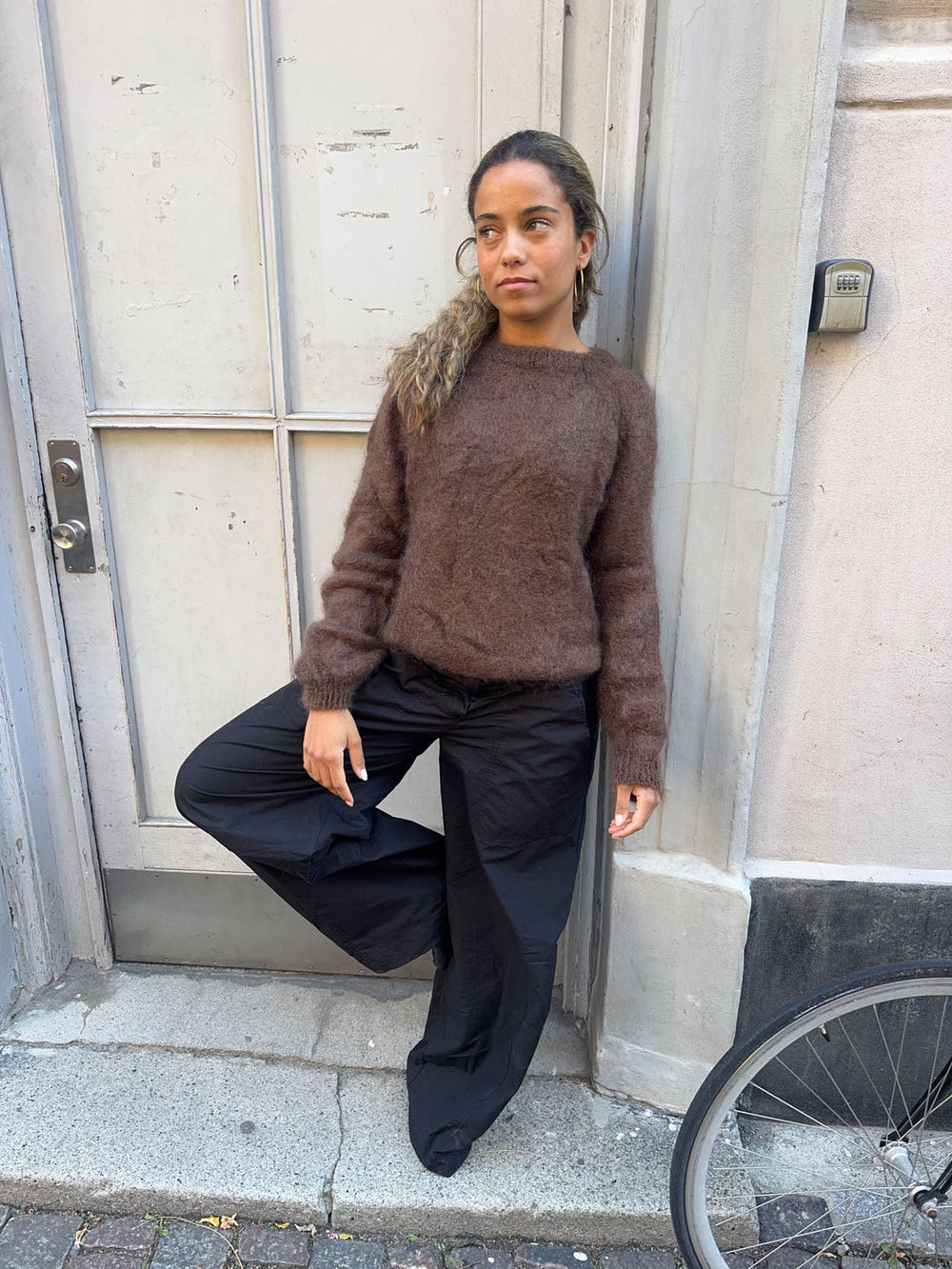 Zuzanna mohair knit - Brown