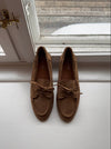 Amaline suede moccasins – Brown