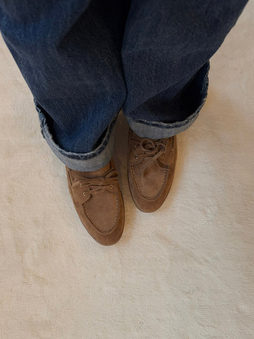 Amaline suede moccasins – Brown