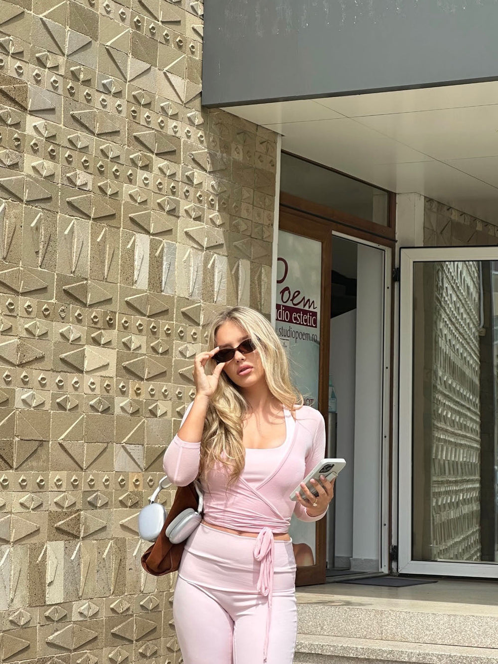 Motion wrap blouse - Candyfloss