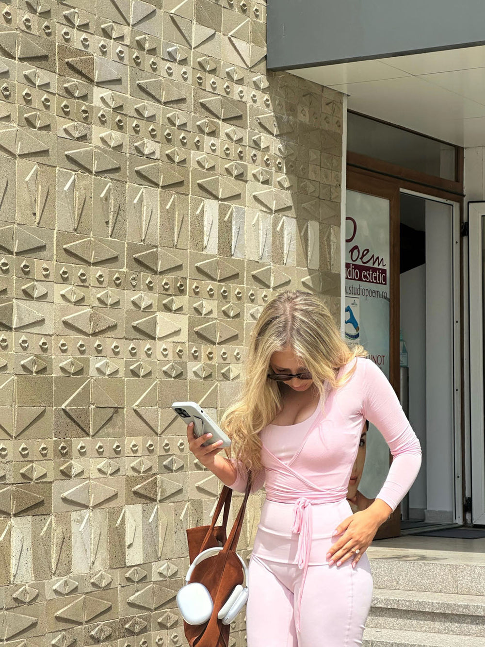 Motion wrap blouse - Candyfloss