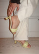 Yasmin woven mules – Light Yellow