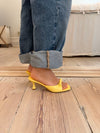 Pastella mules with bow - Light yellow