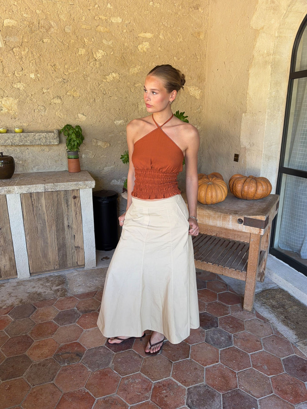 Takinea skirt - Beige