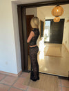 Marisol skirt in lace - Black