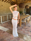 Marisol skirt in lace - White