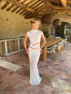 Marisol skirt in lace - White