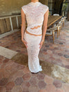 Marisol skirt in lace - White