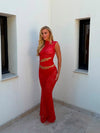 Marisol skirt in lace - Red