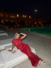 Marisol skirt in lace - Red