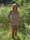 Delphine skirt with pattern – Multi colored
