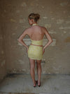 Aladinea skirt with sequins - Yellow