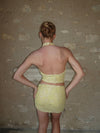 Aladinea skirt with sequins - Yellow