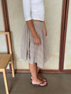 Mandy skirt with checkers - Beige