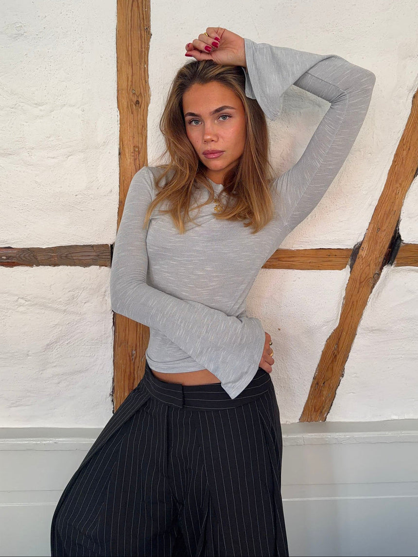 Aven one shoulder - Light grey