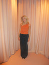 Cathie one shoulder top - Orange