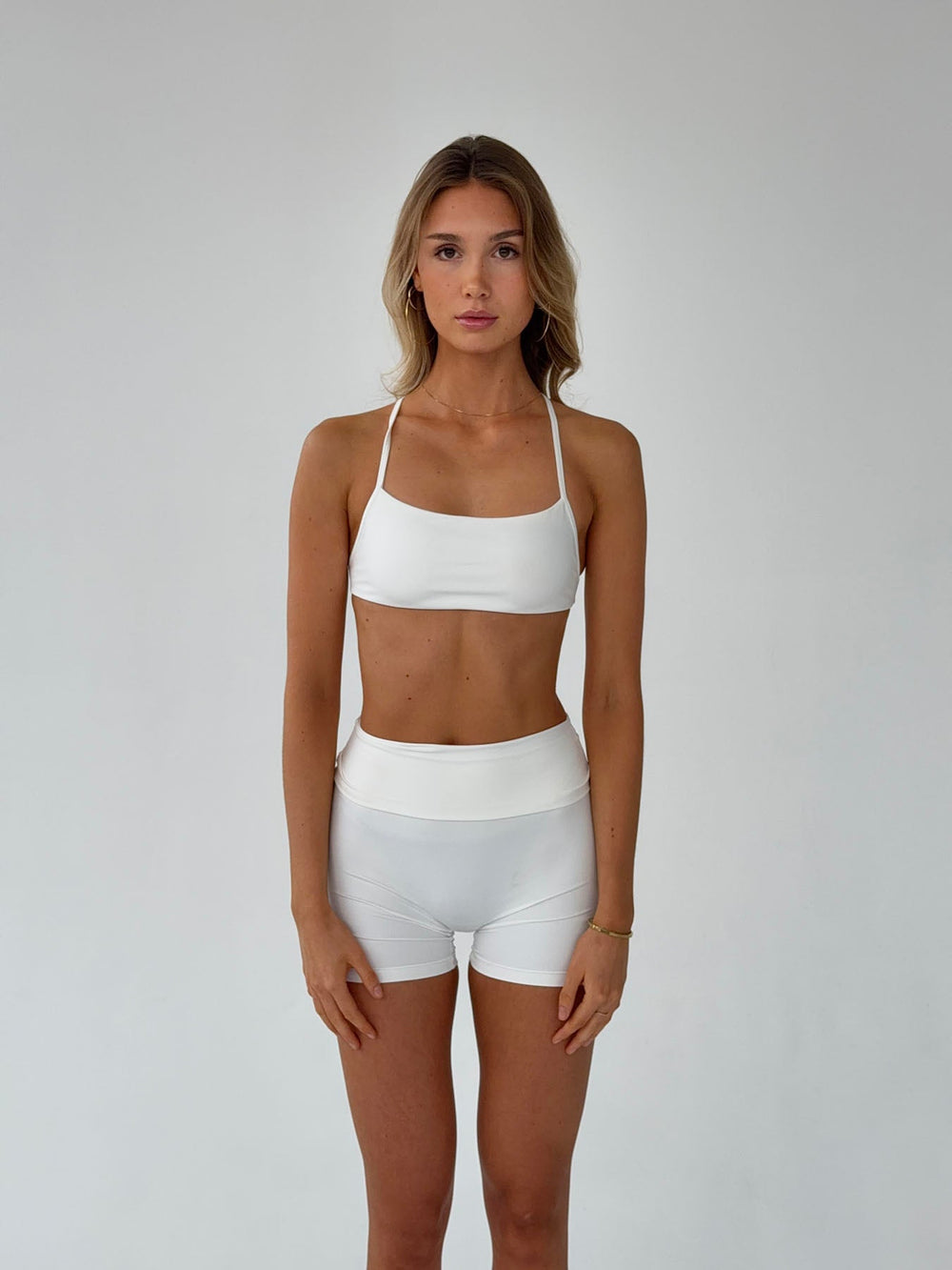 Bonded open back top - Marshmellow