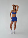 Bonded open back top - Royal blue