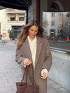 Alva oversized coat - Taupe