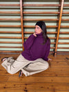 Valdamara oversized turtleneck - Purple