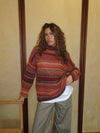 Valdamara oversized turtleneck - Multicolored