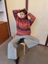 Valdamara oversized turtleneck - Multicolored