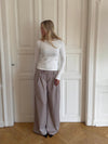 Camilla oversized suit pants - Beige