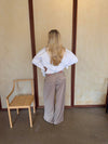 Camilla oversized suit pants - Beige