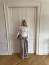 Camilla oversized suit pants - Beige