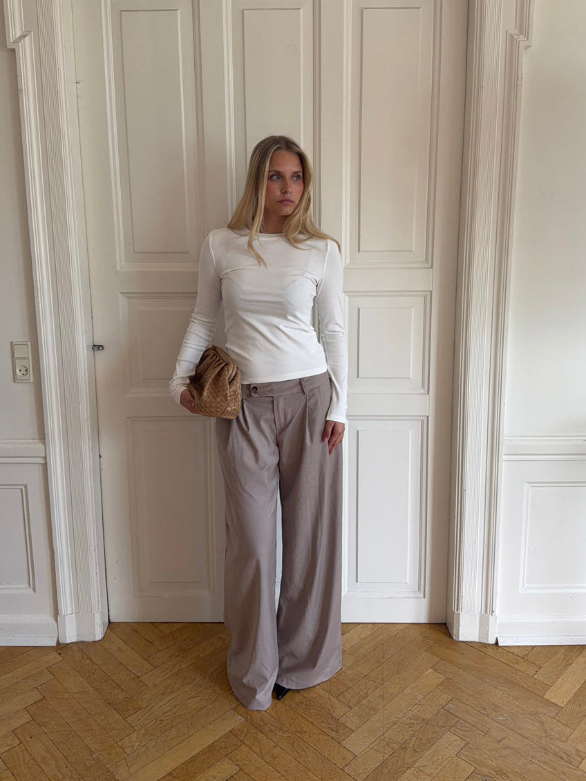 Camilla oversized suit pants - Beige